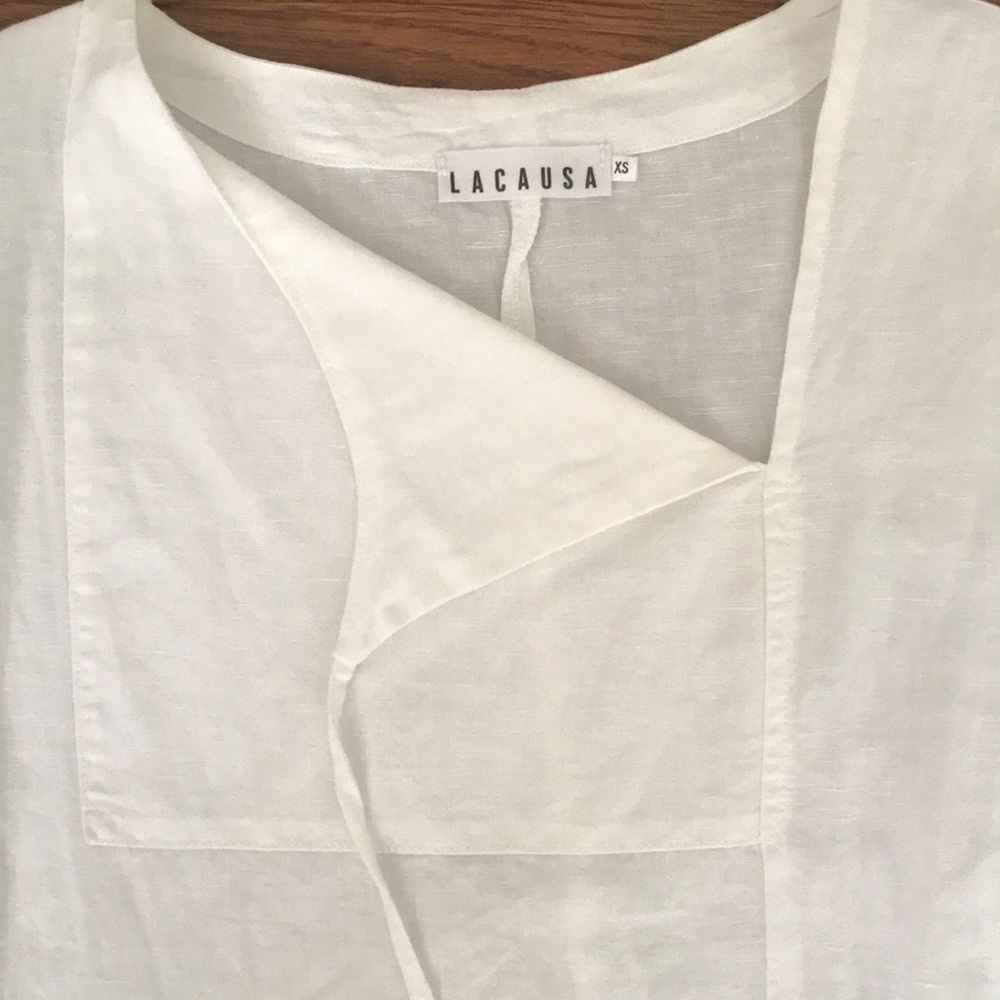 La Causa Mini Dress in White - Picture 2 of 4